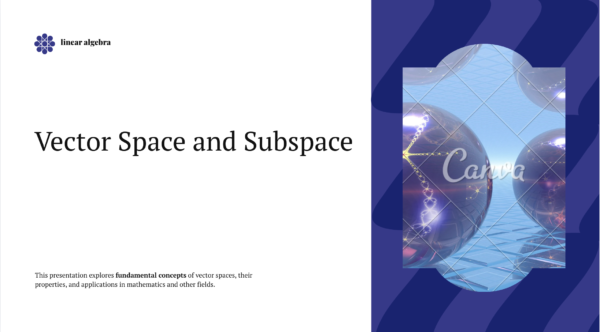 vector space and subspace